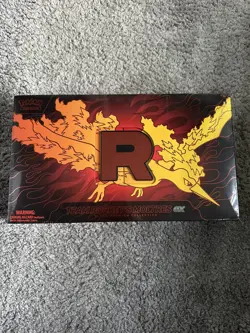 Pokemon Team Rocket's Moltres ex Ultra Premium Collection UPC Sealed in hand - Image 1