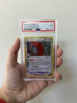 Pokemon Vileplume EX Holon Phantoms Reverse Holo Rare #17 PSA 9 Mint - Image 1