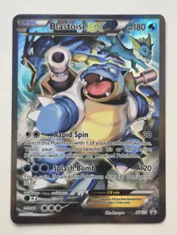 Blastoise EX XY122 Holo Promo Pokemon TCG Full Art Kawayoo 2016 - Image 1