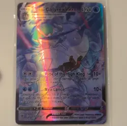 Pokemon TCG Vaporeon VMAX TG16 Ice Rider Calyrex VMAX TG09 Holo EN - Image 5