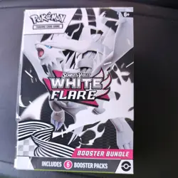 White Flare Booster Bundle Box - Factory Sealed Pokemon TCG Scarlet & Violet - Image 1