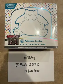 Pokemon 151 Elite Trainer Box - ETB - Pokemon Center Exclusive - New/Sealed - Image 1