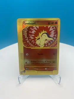 Cyndaquil 105/165 Expedition Base Set Reverse Holo Pokemon TCG - NEAR MINT - Image 1