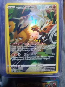 Pokemon Galarian Zapdos Black Star Promo Crown Zenith SWSH283 MINT-NM 2023 TCG - Image 1