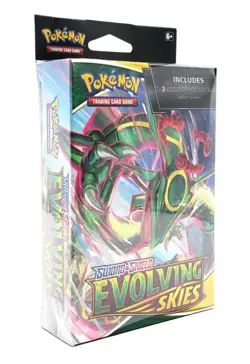 Sealed 3 Pack Evolving Skies Hanger Box Pokemon TCG Sword & Shield booster 820650851551 - Image 1