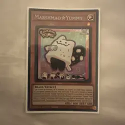 Yu-Gi-Oh! TCG Marshmao Yummy 1st Edition DOOD-EN024 Secret Rare - Image 1