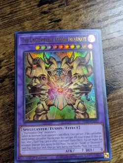 YU-GI-OH THE UNDTOPPABLE EXODIA INCARNATE INFO NM - Image 1