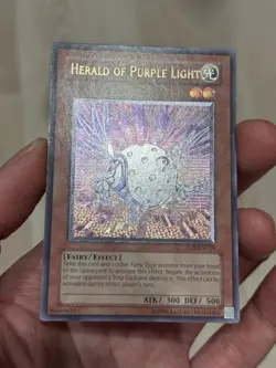 Yugioh Enhanced Foil Herald Of Purple Light Ultimate Rare EOJ NM - Image 2