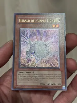 Yugioh Enhanced Foil Herald Of Purple Light Ultimate Rare EOJ NM - Image 3