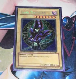 Yugioh Dark Magician FL1-EN002 Secret Rare Limited Edition DMG - Image 1
