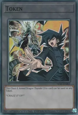 Token Chazz & Armed Dragon Thunder LV10 - The Infinite Forbidden (INFO) - Image 1