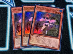 Secret Six Samurai - Hatsume x3 - RA03 - Ultra Rare (UR) - Yugioh - Image 1