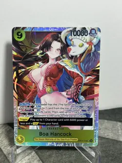 One Piece CCG The Azure Sea's Seven Boa Hancock OP14-112 SR Foil Mint PACK FRESH - Image 1