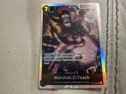 ONE PIECE TCG - Marshall D. Teach (Blackbeard) SR ST27-005 MINT | Never Played - Image 1