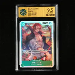 CCG 9.5 GemMint 2025 One Piece JPN Shanks OP13-028 SR - Image 2