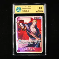 CCG 10 GemMint 2025 One Piece JPN Silvers Rayleigh OP13-066 SR - Image 1