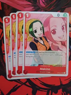 One Piece TCG Makino OP02-015 Playset (x4) - Image 1