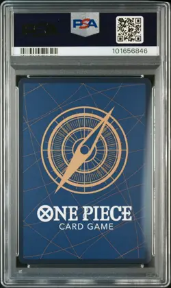 PSA 9 One Piece Ace OP07-119 Serial Promo Japanese For Asia Flagship 2024 - Image 2