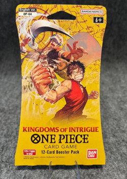 One Piece TCG, OP-04 Kingdoms Of Intrigue Sleeved Booster Pack, English - Image 1
