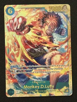 One Piece TCG Carrying On His Will Monkey.D.Luffy SEC OP13-118 English [1] - Image 1