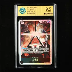 CCG 9.5 GemMint 2025 One Piece JPN Five Elders OP13-082 SR - Image 1