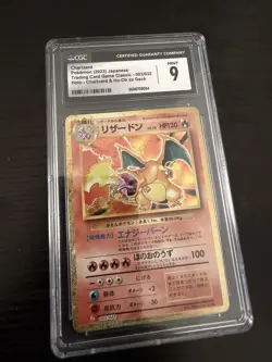 CGC 9 MINT Charizard 003/034 CLASSIC Collection HOLO Pokemon Card - Image 1