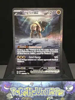 Pokemon Card Ting-Lu ex 263/193 Paldea Evolved Illustration Rare Full Art NM - Image 1