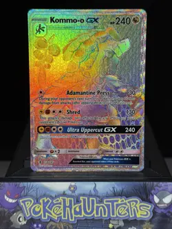Pokemon Card Kommo-o GX 159/145 Guardians Rising Secret Rare Near Mint - Image 1
