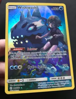 Wishiwashi 240/236 SM Cosmic Eclipse HOLO SECRET RARE Pokemon Card Near Mint - Image 3