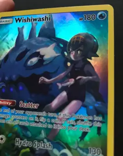 Wishiwashi 240/236 SM Cosmic Eclipse HOLO SECRET RARE Pokemon Card Near Mint - Image 5