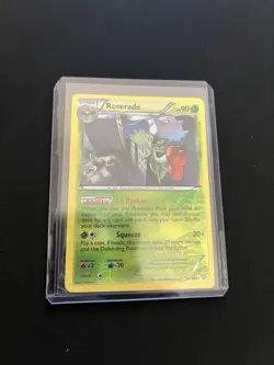 Roserade 15/124 EXC Reverse Holo Rare Pokemon Cards Vintage - Image 5