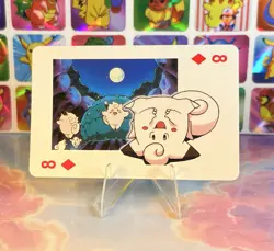 Pikachu Pokemon Vintage Playing Poker Card Charizard Nintendo - Prism Holo Back - Image 1