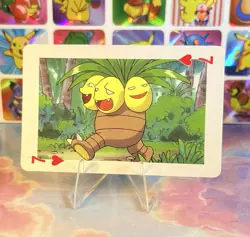Pikachu Pokemon Vintage Playing Poker Card Charizard Nintendo - Prism Holo Back - Image 1