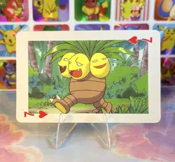 Pikachu Pokemon Vintage Playing Poker Card Charizard Nintendo - Prism Holo Back - Image 3