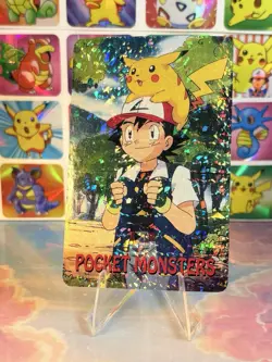 Pikachu Pokemon Vintage Playing Poker Card Charizard Nintendo - Prism Holo Back - Image 5