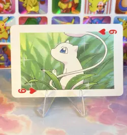 Pikachu Pokemon Vintage Playing Poker Card Charizard Nintendo - Prism Holo Back - Image 3