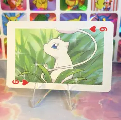 Pikachu Pokemon Vintage Playing Poker Card Charizard Nintendo - Prism Holo Back - Image 4