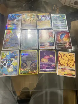Pokemon Card Lot x12 GX EX VSTAR Charizard Umbreon Articuno Necrozma Used - Image 1
