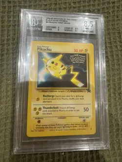 Pokemon Cards: Wizards Black Star Promo: Pikachu 4 BGS 8.5 - Image 1