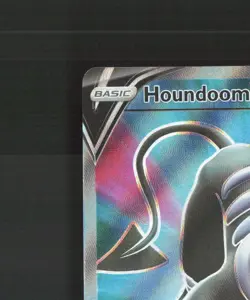 Houndoom V 178/189 Darkness Ablaze Full Art Ultra Rare Holo Pokemon Card NM - Image 3