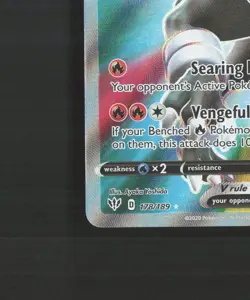 Houndoom V 178/189 Darkness Ablaze Full Art Ultra Rare Holo Pokemon Card NM - Image 5
