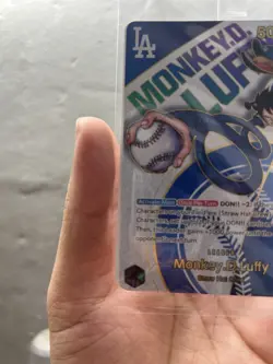 *IN HAND* LA Dodgers One Piece Night 2025 SGA Monkey D Luffy Promo Card EB02-010 - Image 4