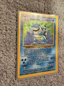 Pokemon Blastoise Base Set Holo Rare Card 2/102 1999 Wizards of the Coast - Image 2