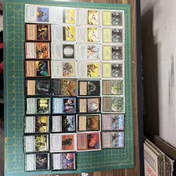 Old School Vintage Magic the Gathering Card Lot of 34 Cards Various Years VTG - Image 1