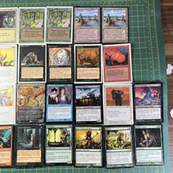 Old School Vintage Magic the Gathering Card Lot of 34 Cards Various Years VTG - Image 3