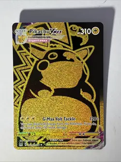 Pokemon Pikachu TCG Lost Origin VMAX Gold Holo Card TG29/TG30 2022 Secret Rare - Image 1