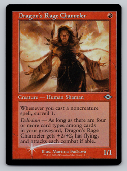 Dragon's Rage Channeler FOIL Retro Frame - Modern Horizons 2 MTG - Image 1
