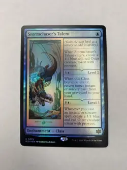 MTG: Bloomburrow: Foil Stormchaser's Talent: Lightly Played Condition - Image 1