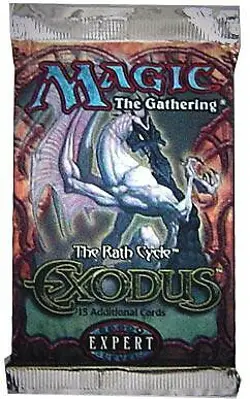 Magic the Gathering MtG TCG Exodus Booster Pack - Image 1