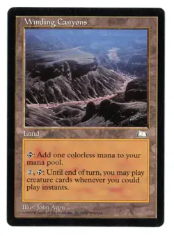 Winding Canyons -- MTG (SP+ Quality) - Weatherlight - See scans! - Image 1
